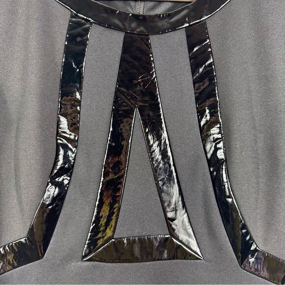 NEW Boston Proper Black Fitted Bodycon Short Sleeve Dress Size 6 - Picture 9 of 11